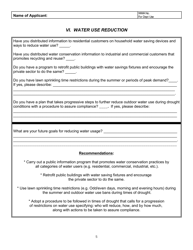 Water Conservation Program Form for Public Water Supplies - New York, Page 5