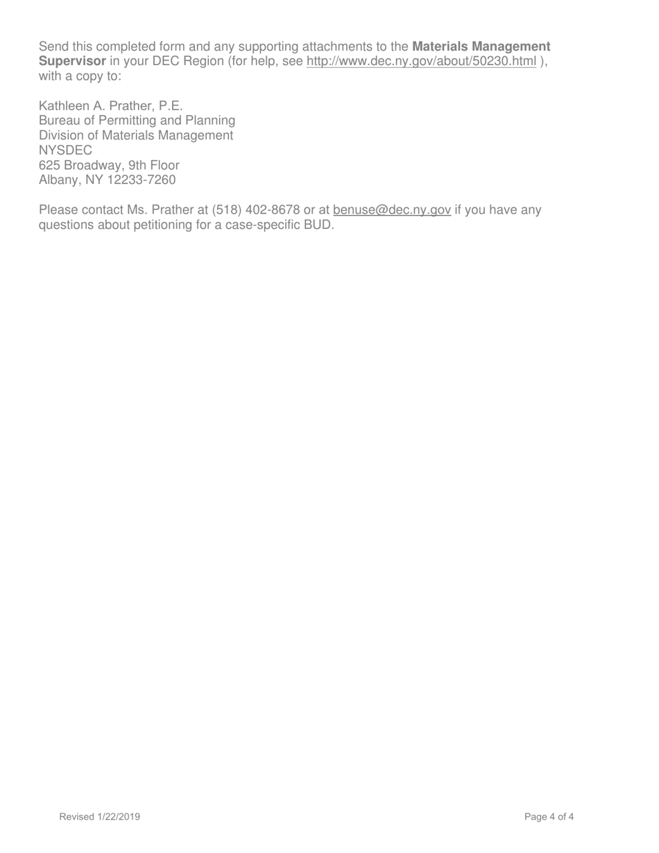 Beneficial Use Determination Petition - Brine for Road Treatment - New York, Page 4