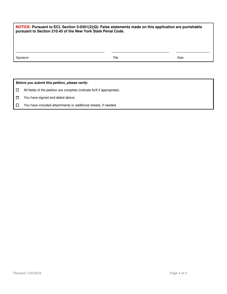 Beneficial Use Determination Petition - Animal Feed - New York, Page 4
