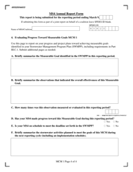 Document preview: Ms4 Annual Report Form Additional Mcm 1 Page 4 of 4 - New York