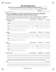 Document preview: Ms4 Annual Report Form Additional Mcm 2 Page 4 of 6 - New York