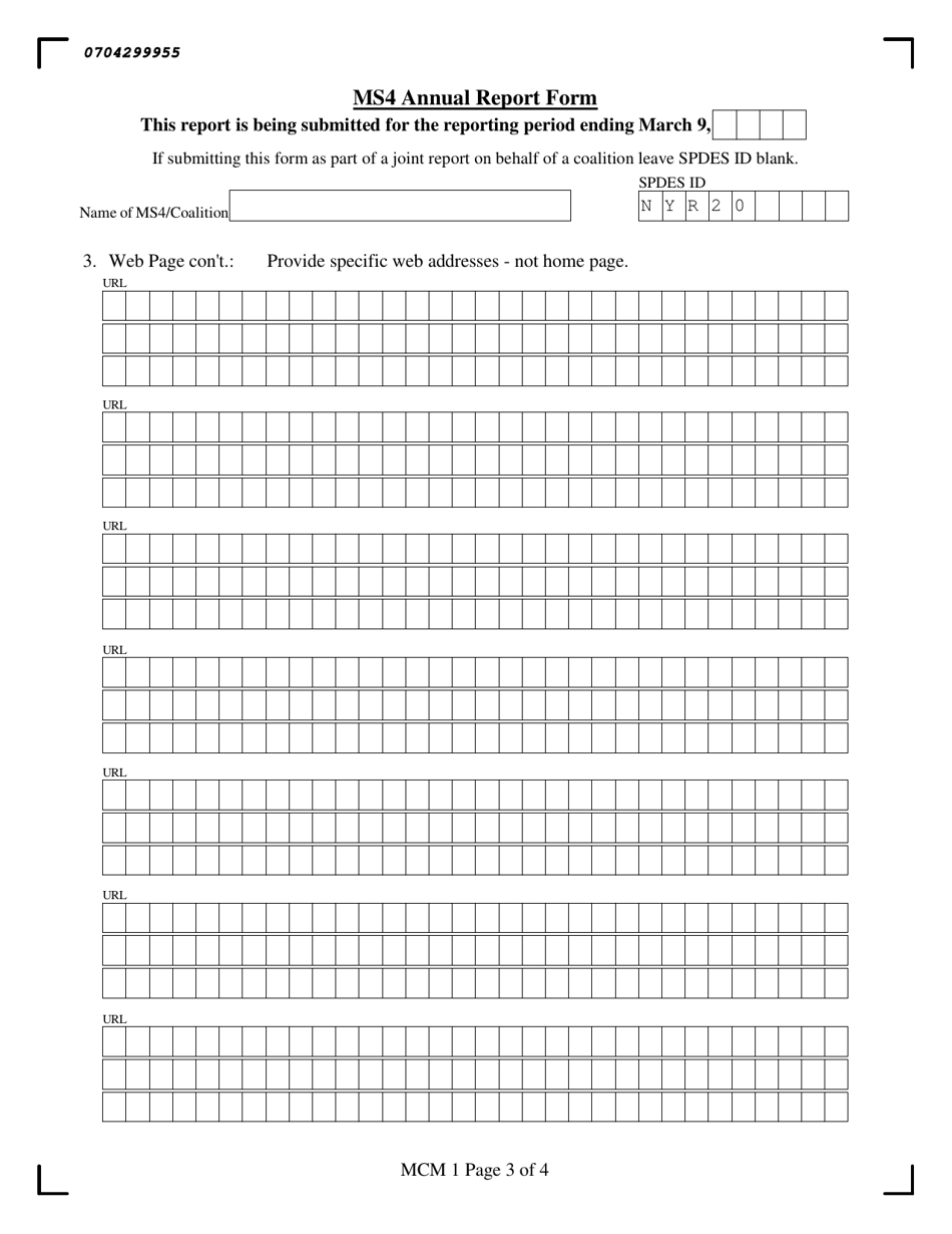 Ms4 Annual Report Form - New York, Page 10