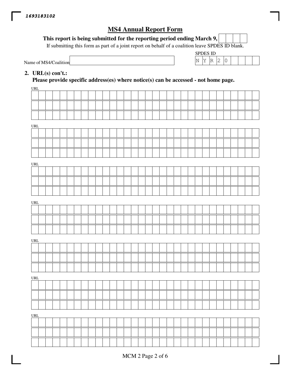Ms4 Annual Report Form - New York, Page 13
