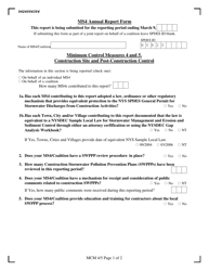 Ms4 Annual Report Form - New York, Page 22