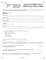 Msgp Inactive/Unstaffed Waiver Form - New York, Page 3