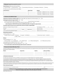 Formulario DOH-2794ES Aplicacion Programa Vih Uninsured Care - New York (Spanish), Page 4