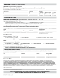Form DOH-2794FR Application for the Uninsured Care Programs - New York (French), Page 4