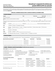 Form DOH-2794IT Application for the Uninsured Care Programs - New York (Italian), Page 3