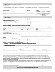 Form DOH-2794IT Application for the Uninsured Care Programs - New York (Italian), Page 4