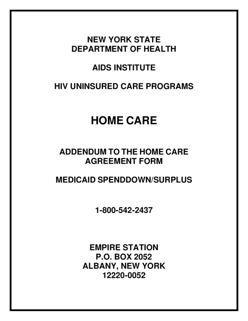 Medicaid Spenddown / Surplus - New York Download Pdf