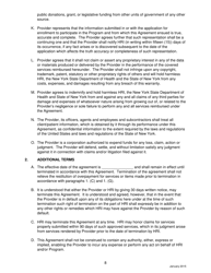 Practitioner Specialty Provider Agreement - Pre-exposure Prophylaxis Assistance Program (Prep-Ap) - New York, Page 8