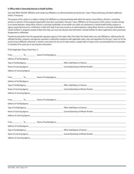 Form DOH-1056C Schedule 1 Application for Home Care Licensure - New York, Page 3