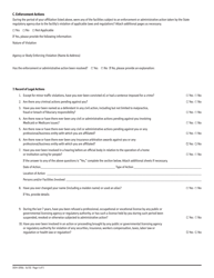 Form DOH-1056C Schedule 1 Application for Home Care Licensure - New York, Page 4