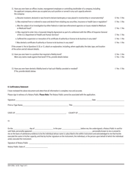 Form DOH-1056C Schedule 1 Application for Home Care Licensure - New York, Page 5