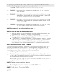 Checklist #2 Adult Patients Without Medical Decision-Making Capacity Who Have a Health Care Proxy (Any Setting) - New York, Page 3