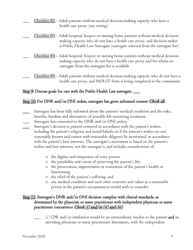 Checklist 5: Adult Patients Without Medical Decision-Making Capacity Who Do Not Have a Health Care Proxy, and Molst Form Is Being Completed in the Community - New York, Page 4
