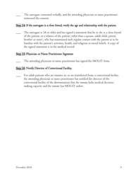 Checklist 5: Adult Patients Without Medical Decision-Making Capacity Who Do Not Have a Health Care Proxy, and Molst Form Is Being Completed in the Community - New York, Page 6