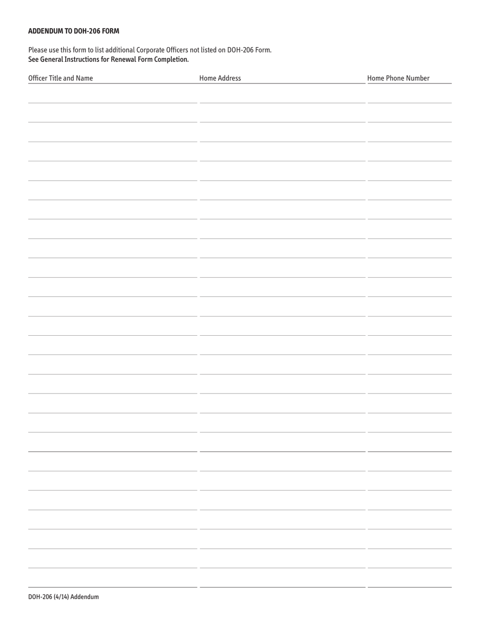 Form DOH-206 Application for EMS Operating Certificate - New York, Page 3