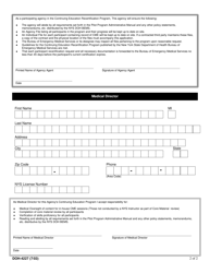 Form DOH-4227 Agency Registration Form - New York, Page 2