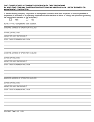 Form DOH-793C HMO/Phsp Certification Application - New York, Page 2