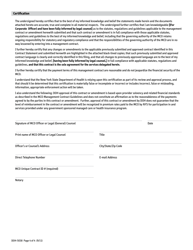 Form DOH-5038 Management Contract Statement and Certification - New York, Page 4