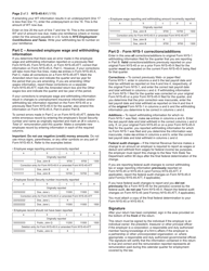 Instructions for Form NYS-45-X Amended Quarterly Combined Withholding,wage Reporting, and Unemployment Insurance Return - New York, Page 2