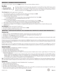 Form MV-902FC Application for Duplicate Certificate of Title - New York (French Creole), Page 2