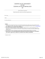 Form DOS-1553-F Certificate of Amendment of the Certificate of Incorporation - New York, Page 5