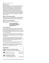 Instructions for Form AU-11 Application for Credit or Refund of Sales or Use Tax - New York, Page 2