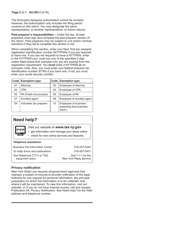 Instructions for Form AU-207 Return of Racing Admissions Tax - New York, Page 2