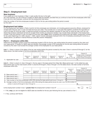 Form AU-12.3 Employment Test for Businesses Certified by Empire State Development (Esd) on or After April 1, 2009 - New York, Page 3