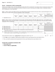 Form AU-12.3 Employment Test for Businesses Certified by Empire State Development (Esd) on or After April 1, 2009 - New York, Page 4
