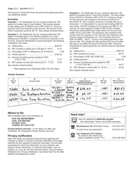 Instructions for Form AU-474 Application for Refund of the Petroleum Business Tax Because of a Bad Debt - New York, Page 2