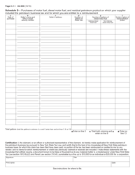 Form AU-630 Application for Reimbursement of the Petroleum Business Tax - New York, Page 4