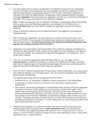 Form CG-100-C Checklist for Applications Cg-100-a, Cg-100-w, and Cg-100-v - New York, Page 2
