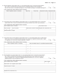 Form CG-80 Application for Registration as a Chain Store - New York, Page 3