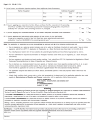Form CG-80 Application for Registration as a Chain Store - New York, Page 4