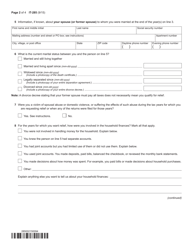 Form IT-285 Request for Innocent Spouse Relief (And Separation of Liability and Equitable Relief) - New York, Page 2