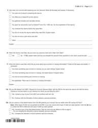 Form IT-285 Request for Innocent Spouse Relief (And Separation of Liability and Equitable Relief) - New York, Page 3