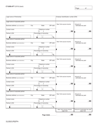 Form CT-2658 Attachment CT-2658-ATT Attachment to Report of Estimated Tax for Corporate Partners - New York, Page 2