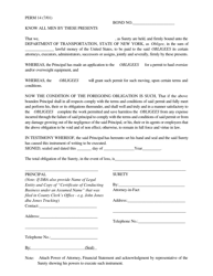 Document preview: Form PERM14 Surety Bond - New York