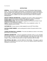 Form PERM39-3G Application for Special Hauling Permit Amendment - New York, Page 2