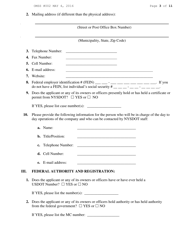 Form RA50 Application for Authority to Transport Passengers - New York, Page 3