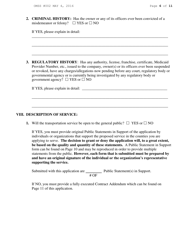 Form RA50 Application for Authority to Transport Passengers - New York, Page 6