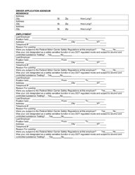 Driver Application for Employment - New York, Page 3