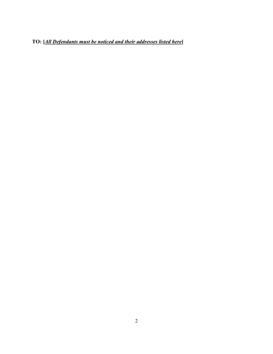 Notice of Motion to Confirm Reference Report and for a Judgment of Foreclosure and Sale - New York, Page 2