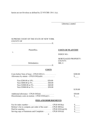 Notice of Motion to Confirm Reference Report and for a Judgment of Foreclosure and Sale - New York, Page 9