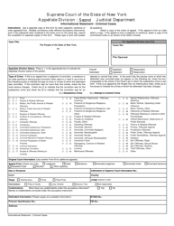 New York Informational Statement - Criminal Cases Download Fillable PDF ...