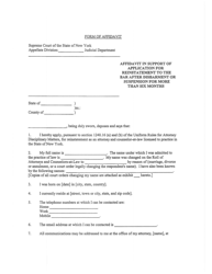 Appendix C Application for Reinstatement to the Bar After Disbarment or Suspension for More Than Six Months - New York, Page 2