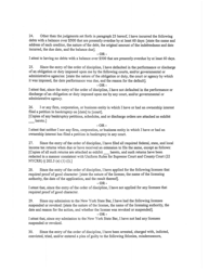 Appendix C Application for Reinstatement to the Bar After Disbarment or Suspension for More Than Six Months - New York, Page 6